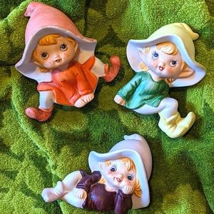 Vintage Pixie Elves Figuring Set